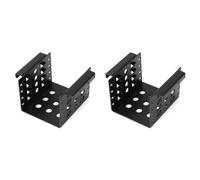 Buhdjfnke 2X 4 Baies 2,5 Pouces à 3,5 Pouces Support Adaptateur Disque Dur Caddie SSD Châssis Plateau de du Disque Dur Baie de Caddie