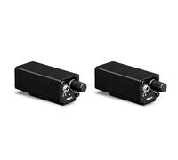 Buhdjfnke 2X Amplificateur de Casque Stéréo Portable avec Entrée XLR et Réglage du Volume, Plug Play pour Musicien