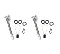 Buhdjfnke 2X Bec Verseur pour Bouteille de Gaz en Acier Inoxydable, Bec Flexible de 29,5 cm de Long pour Bouteille de Gaz de Style Américain de 5 L, 10 L et 20 L.