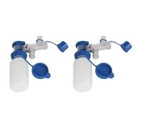 Buhdjfnke 2X Bouteille D'Échantillonnage de Lait, Bouteille D'Échantillonnage de Liquide de 200 Ml, Récipient à Lait Résistant à la, Machine à Traire Facile à Démonter