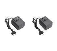 Buhdjfnke 2X Convertisseur de Tension 200 W UE Vers US - Transformateur Abaisseur 220 V à 110 V Adaptateur de Voyage Monophasé Prise UE