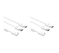 Buhdjfnke 2X Émetteur-Récepteur Vidéo CS7 Adaptateur USB Compatible Dongle Câble de Projection D'Extension sans Type-C 1080P