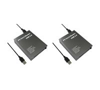 Buhdjfnke 2X Lecteur de Carte PCMCIA USB2.0 Lecteur de Carte Lecteur de Carte PC Adaptateur USB 2.0 vers PC PCMCIA Lecteur de Carte Mémoire Disque Flash