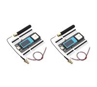 Buhdjfnke 2X Lora Wireless Tracker Lora Meshtastic Asset Tracker SX1262 Wi-FI Bluetooth GPS Tracker 863-928MHZ pour Vélo Voiture