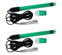Buhdjfnke 2X ORP Redox Électrode BNC Type Connecteur Sonde de Remplacement Câble de 300 cm pour Testeur Mètre Équipement D'Aquarium Testeur D'Eau