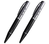 Buhdjfnke 2X Stylo Lecteur MP3 USB Lecteur de Musique Portable Multifonctionnel Étudiant Lecteur de Stylo Inscriptible Noir