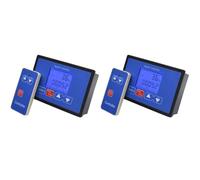 Buhdjfnke 2X Tachymètre à Affichage Numérique Intelligent LCD Réglable 30A PWM Contrôleur de Vitesse de Moteur à Courant Continu Télécommande de Synchronisation 12V 24V 36V 48V
