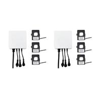 Buhdjfnke 2X Tuya Smart Life Single 3 Phase WiFi KWH Meter 80A Power Clamp Transformateur de Courant Moniteur de Consommation D'Énergie