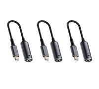 Buhdjfnke 3X 140W DC Chargeur D'Ordinateur Portable 5V 9V 20 DC 5.5x2.5mm à USB C Type C PD Adaptateur Secteur Convertisseur Câble de Charge