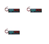 Buhdjfnke 3X 18650 Li-Ion Lipo Lithium Test 7-55V Acide Batterie Indicateur de Niveau Testeur LEDAffichage Compteur Module Capacité Tension Compteur,C