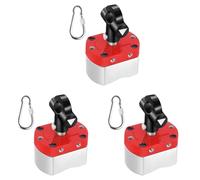 Buhdjfnke 3X Aimants Marche/Arrêt de 180 Lb, Support de Soudage Magnétique, Aimant de Commutation Polyvalent pour le Levage et la Manutention, Criblage des Métaux