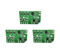 Buhdjfnke 3X Carte de Circuit Imprimé de Lumière Solaire Interrupteur 3.7V Contrôleur de Lampe de Pelouse Solaire Batterie au Lithium Rvb Carte de Circuit Imprimé de Lampe Solaire Changeante