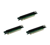 Buhdjfnke 3X Carte Riser PCI-E 16X 90 Degrés Pci-E Pci-Express 16X à 16X Slot Extension à Angle Droit Protecteur Carte Adaptateur Riser