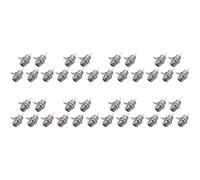 Buhdjfnke 40 Pcs Connecteur Adaptateur du Type F de Prise Jack A Souder de Panneau Monte
