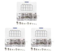 Buhdjfnke 450 Pièces Inserts de Réparation de Filetage M3 M5 M6 M8 Acier Inoxydable Heli Bobine Filetage Insert de Réparation Assortiment D'Inserts de Filetage
