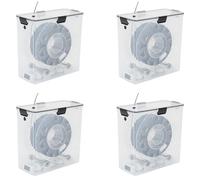 Buhdjfnke 4X Boîte de Stockage de Filament D'Imprimante 3D, Stockage de Chauffage à Air Chaud, Support de Boîte de Matériau d'impression, Résistant à L'Humidité pour Les