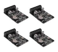 Buhdjfnke 4X Carte D'Amplificateur de Puissance Bluetooth Stéréo 20W Carte D'Amplificateur de Puissance Numérique Haute Puissance 12V / 24V XY-P15W sans Coque