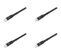 Buhdjfnke 4X Carte sans RT5370 Adaptateur WiFi USB Portable 2,4 G 150 Mbps Antenne WiFi Récepteur WiFi USB pour PC et Boîtier TV