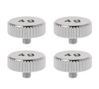Buhdjfnke 4X Headshell 4G Shell Weight Turntable Metal Electric Instrument Parts pour SL1200 SL1210 MK2 3 5 M5G Stylus DJ, Silver
