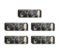 Buhdjfnke 5X -03D 24G Module Radar de Localisation et de Suivi de Trajectoire de Mouvement Humain Multi-Cible Antenne PCB Intégrée