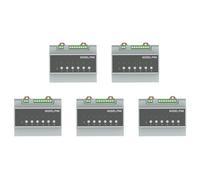 Buhdjfnke 5X Module de Commutation de Relais Tuya Smart Zigbee 6CH Module de Contrôle D'Appareil de Contrôle à Distance Prend en Charge Le Contrôle du Moteur à 3 Voies