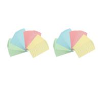 Buhdjfnke 600 Feuilles de Fiches Colorées 3 X 5 Pouces Cartes de Notes Lignées Cartes Flash Couleur pour Étudier, Prendre des Notes, Liste de Choses à Faire