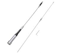 Buhdjfnke -7500 Dual Band UHF/VHF 144/430MHz Acier Inoxydable 150W 3.5/6.0DBi Amplification Antenne SG7500 pour Radio Automobile Amateur