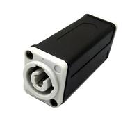 Buhdjfnke Adaptateur de coupleur CA PowerCon à LED - Adaptateur de coupleur AC - Extender - Connecteur d'alimentation - Connecteur d'extension - Adaptateur de de panneau Speakon droit de