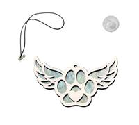 Buhdjfnke Attrape-soleil, fabricant d'arc-en-ciel, attrape-soleil pour commémorer les chiens, décoration commémorative portable pour chien, facile à utiliser, H