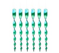 Buhdjfnke Bâton répulsif réfléchissant vert de 30 cm pour répulsif contre les oiseaux - Contrôle rotatif décoratif - Garde les oiseaux à l'écart