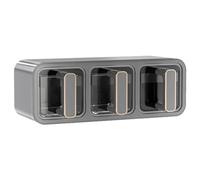 Buhdjfnke Boîte de rangement murale pour sel de cuisine, MSG, épices et épices. Ensemble de pots à épices intégrés avec plusieurs grilles pour . B