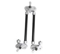 Buhdjfnke Bras magique télescopique rotatif multifonction 2 pièces alliage d'aluminium support universel fixations de bureau