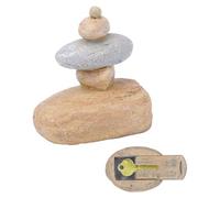 Buhdjfnke Cache-clés Rock pour l'extérieur Cachez une clé de rechange à l'extérieur, étanche, fausse décoration de clé rock, boîte de rangement pour clés de rechange