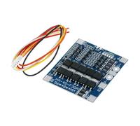 Buhdjfnke Carte de protection de charge LiFePO4 4S 3,2 V 3,7 V 30 A - Carte de protection de charge au lithium 12,8 V 14,4 V - 18650 32650 - Avec équilibreur, platine de protection de charge 3,2 V