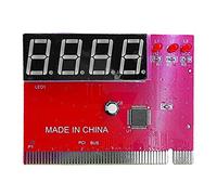 Buhdjfnke Carte de test PCI pour ordinateur - Carte mère LED - 4 chiffres - Testeur de débogage - Analyseur PC