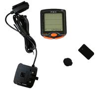 Buhdjfnke Compteur de code de vélo avec câble noir et jaune en PVC, compteur kilométrique, compteur kilométrique, compteur de vitesse pour