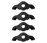 Buhdjfnke Coussinets de Pied d'Entraînement Vélo Pieds Snap-Rocker Absorbant les Chocs pour Cyclisme Intérieur Adaptateur pour Pieds Rocker pour Smart Bike Trainer, B