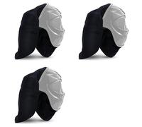 Buhdjfnke Ensemble de 6 Housses de Casque de Soudage et Bavoir pour Casque, Accessoires de Soudage avec Joint à Pression pour la Protection Du Cou de Soudage