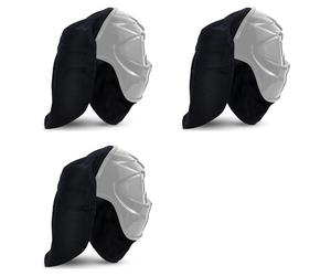 Buhdjfnke Ensemble de 6 Housses de Casque de Soudage et Bavoir pour Casque, Accessoires de Soudage avec Joint à Pression pour la Protection Du Cou de Soudage