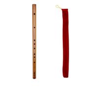 Buhdjfnke F-Tonart Meibet Mini Piccolo Pochette en velours Tune Flûte en bambou Instrument de musique national Flûte