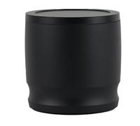 Buhdjfnke Gobelet doseur à café en alliage d'aluminium de 58 mm - Entonnoir doseur à - Bol à café - Porte-filtre - Bague de dosage - Noir