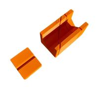 Buhdjfnke Guides de scie à onglets 90°/ 45° - Boîte à onglets imprimée en 3D - Pince de fixation pour planche en bois