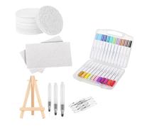Buhdjfnke Kit de peinture 3D en mousse magique pour enfants - Avec crayons à dessin et chevalet