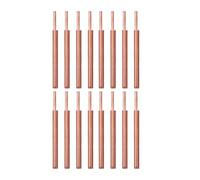 Buhdjfnke Lot de 16 aiguilles à souder en oxyde d'aluminium, 3 mm, tige excentrique, soudure, tige de soudure, plaque de