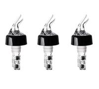 Buhdjfnke Lot de 3 becs verseurs en plastique de 30 ml pour liqueur, d'olive, bouteille de vin, bec verseur, bouchon, bouchon, distributeur de vin, anti-fuite