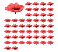 Buhdjfnke Lot de 50 mini têtes de cerisier artificielles en soie pour scrapbooking