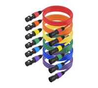 Buhdjfnke Lot de 6 cbles XLR symtriques 3 broches mle vers 1 m