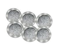 Buhdjfnke Lot de 6 dessous de verre en forme de diamant écrasé - Dessous de verre - Cristal réfléchissant - Diamant écrasé