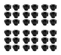 Buhdjfnke Machinery Ecrous Moletés de Serrage Lame Poignée M8 Filetage 36Pcs