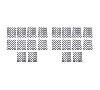 Buhdjfnke Marqueurs de Numérisation 3D, 400Points de Suivi 3D, 12 mm ID 19 mm OD, Marqueur de Point de Référence Hautement Réfléchissant